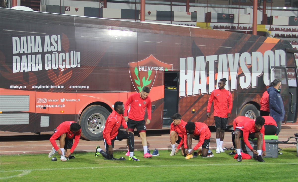 Hatayspor Besiktas Maci Hazirliklarini Surdurdu