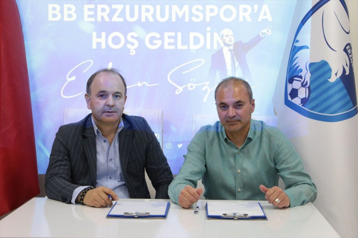 Büyükşehir Belediye Erzurumspor, teknik direktör Erkan Sözeri ile anlaştı