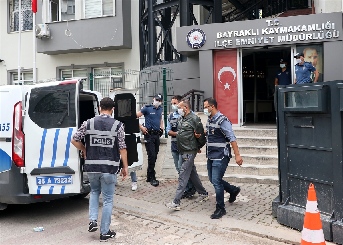 İzmir'de haciz işlemi sırasında avukatı silahla tehdit eden şüpheli adliyede