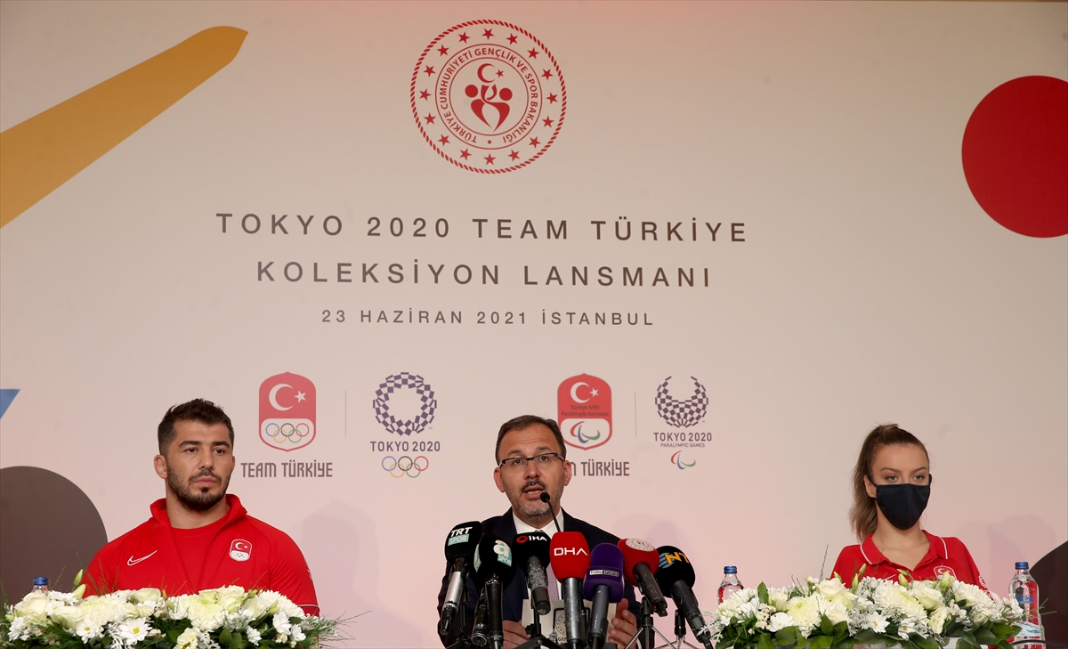 “Tokyo 2020 Team Türkiye Koleksiyonu”nun tanıtımı, Bakan Kasapoğlu'nun katılımıyla yapıldı