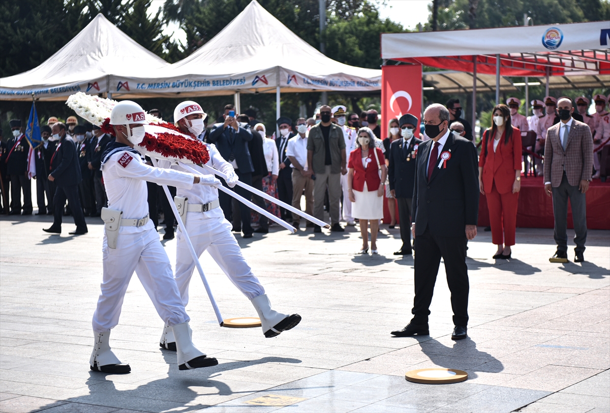 KKTC Cumhurbaşkanı Tatar, Mersin'de Kıbrıs Barış Harekatı'nın 47. yıl dönümü töreninde konuştu: