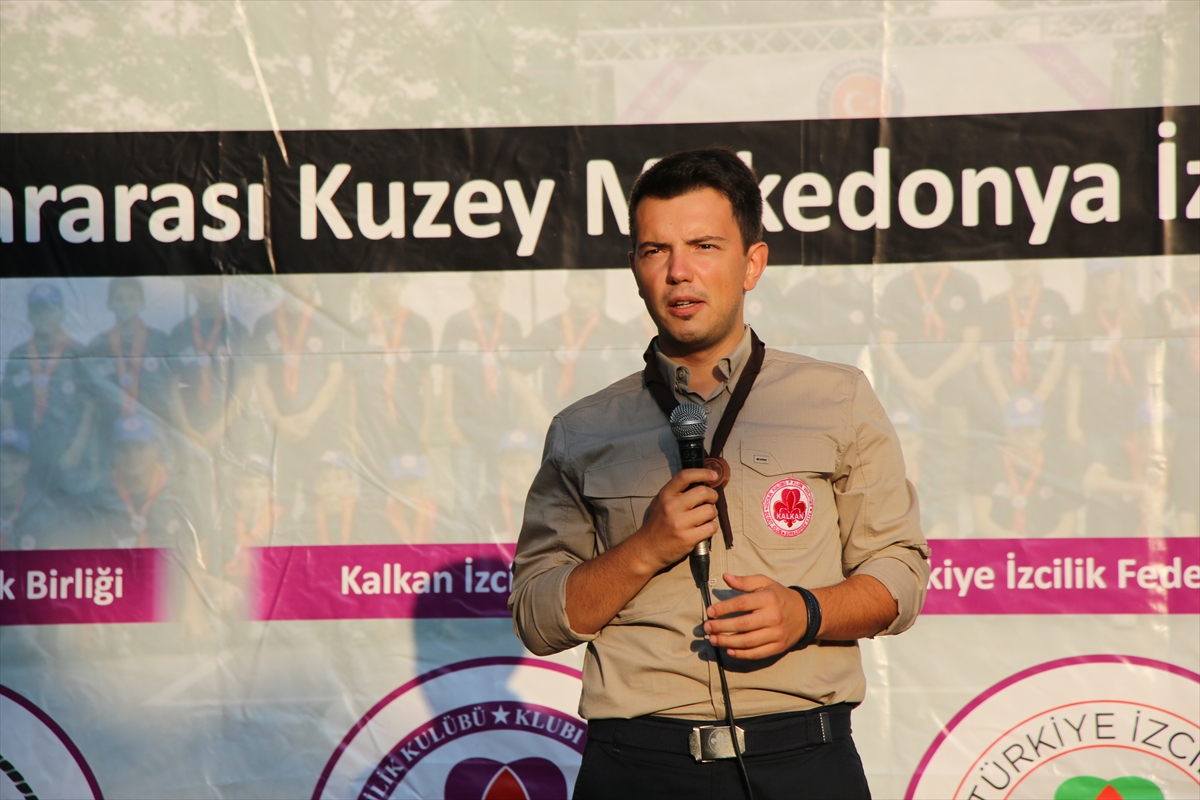 Kuzey Makedonya'da düzenlenen Uluslararası İzcilik Yaz Kampı, açılış töreniyle başladı