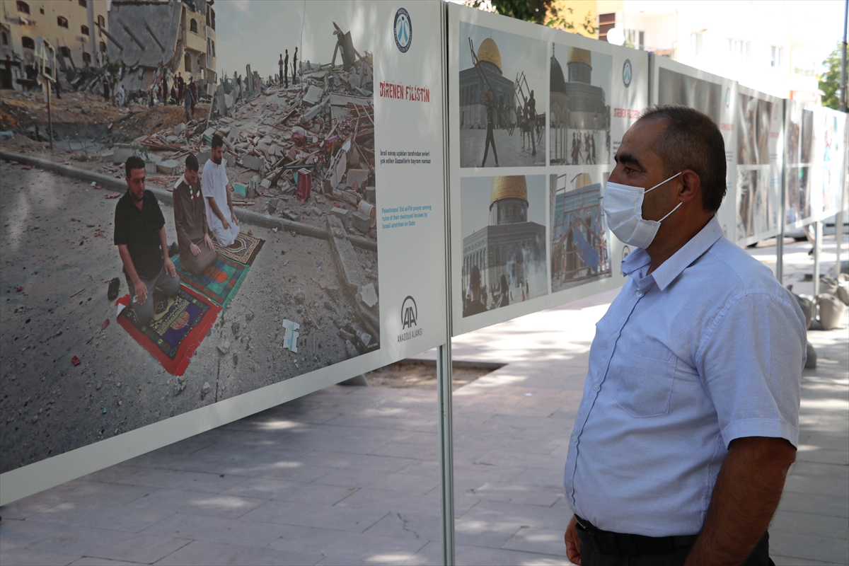 Medya-İş, Niğde'de AA'nın fotoğraflarından oluşan “Direnen Filistin” konulu sergi açtı