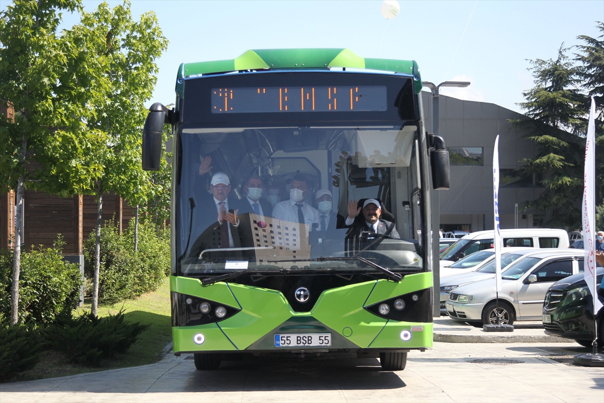 Sanayi İşbirliği Projesi kapsamında geliştirilen yerli çevre dostu elektrikli otobüs Samsun'a hizmet edecek