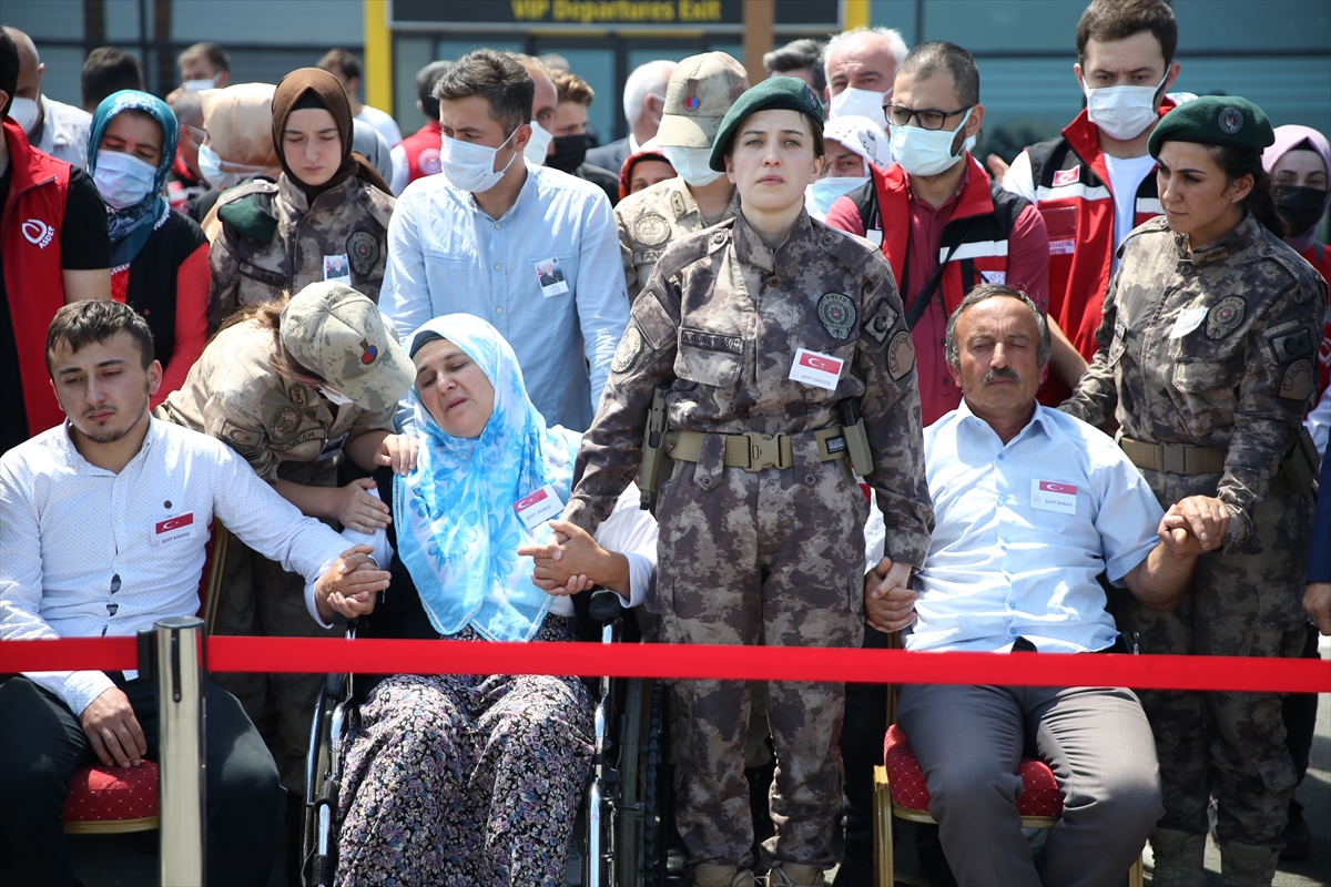 Şehit İstihkam Astsubay Çavuş Fatih Güney'in naaşı memleketi Ordu'ya getirildi