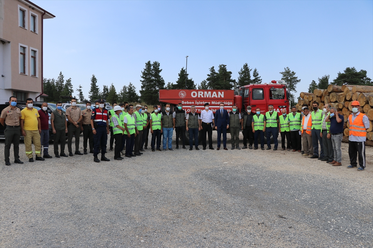 Bolu'da yangın gönüllülerine pratik ve uygulamalı eğitimler verildi