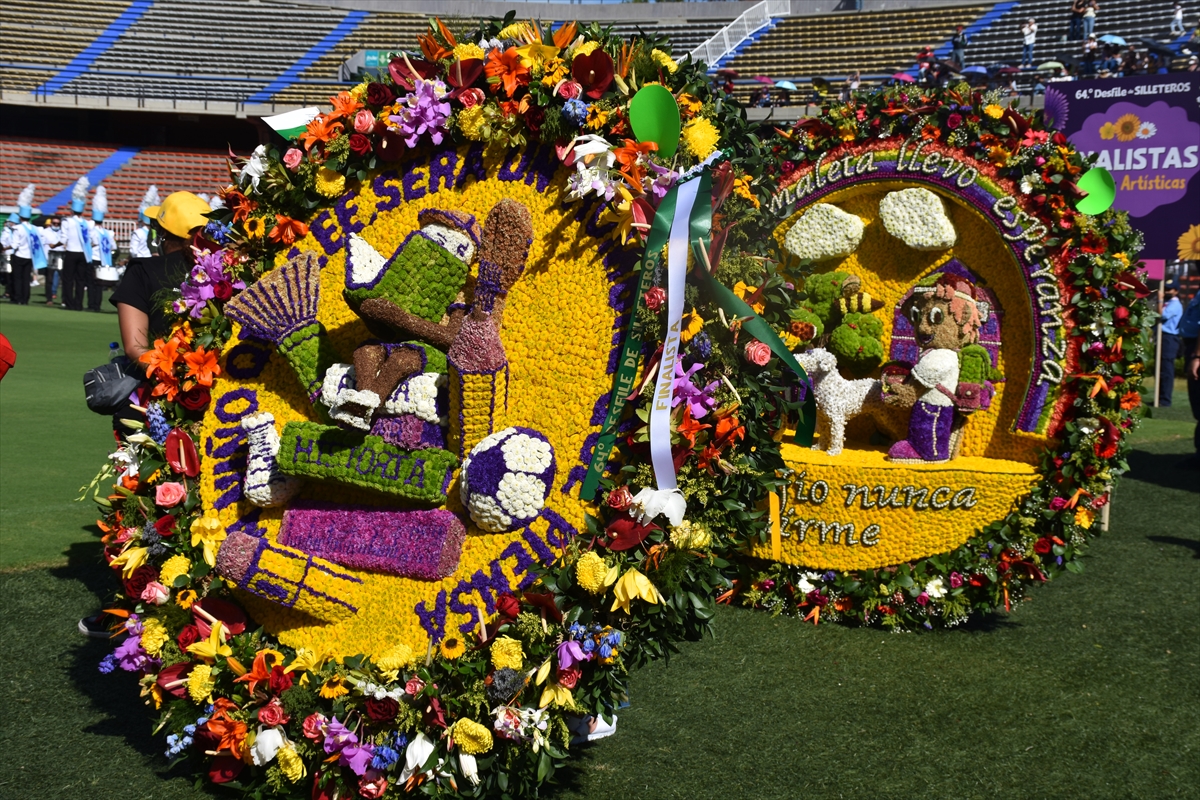 Kolombiya'da Medellin Çiçek Festivali coşkuyla kutlandı