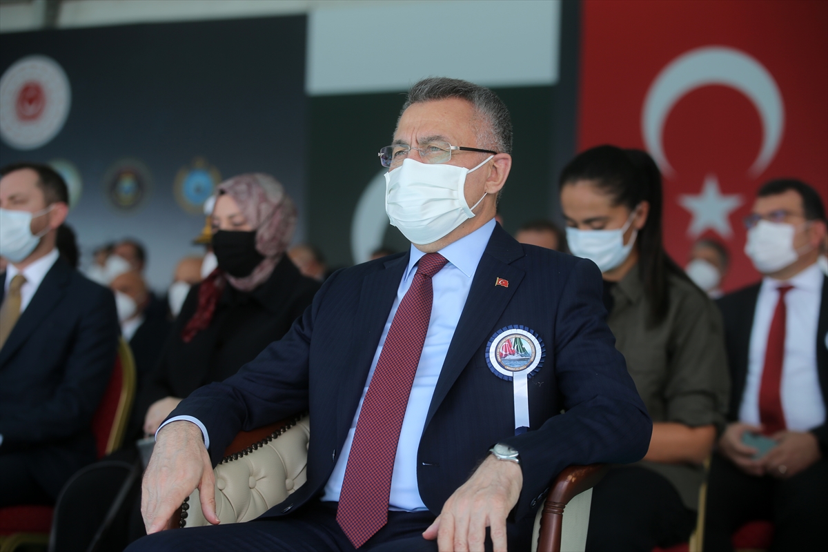 Cumhurbaşkanı Erdoğan, Pakistan MİLGEM Korvet Projesi 1'inci Gemi Denize İniş ve Açık Deniz Karakol Gemisi Projesi 1'inci Gemi Sac Kesim Töreni'nde konuştu: (2)