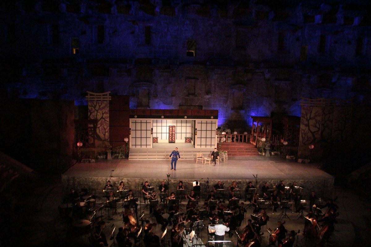 28. Uluslararası Aspendos Opera ve Bale Festivali'nde “Madama Butterfly” operası sahnelendi