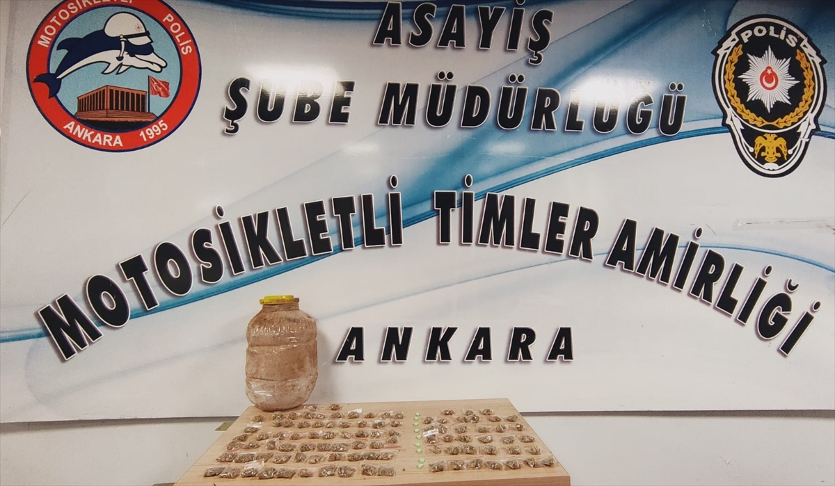 Toprağa gömülü kavanozda uyuşturucu saklayan zanlı yakalandı