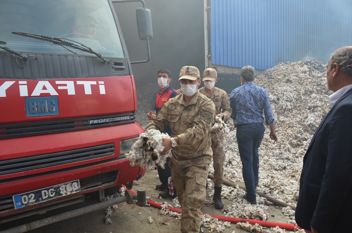 Adıyaman'da çırçır fabrikasında çıkan yangın kontrol altına alındı