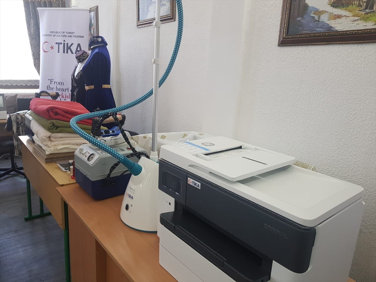 TİKA, Ukrayna'da bilgisayarlı nakış kursu açtı
