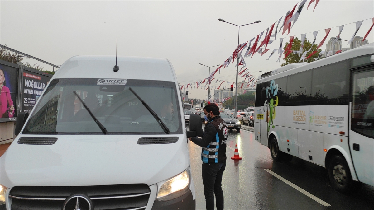 İstanbul'da okul servislerine yönelik denetim gerçekleştirildi