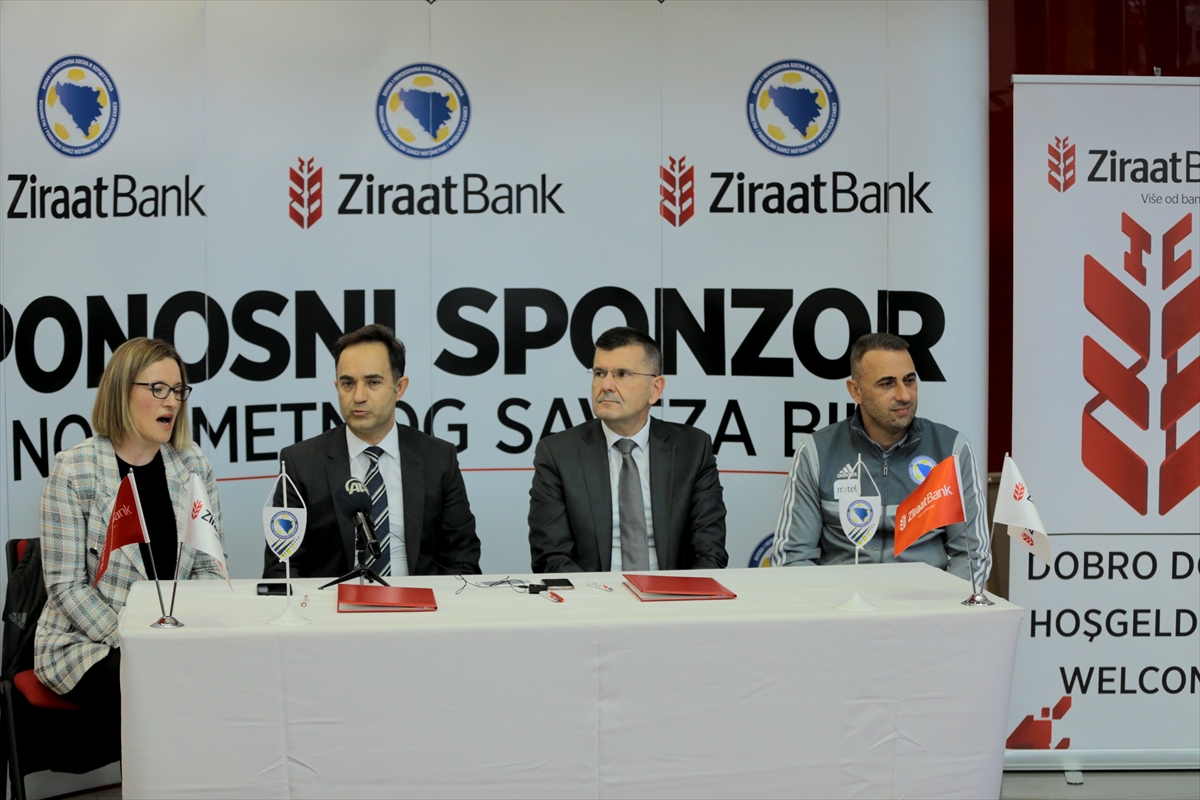 Ziraat Bankası, Bosna Hersek Futbol Federasyonu ile sponsorluk anlaşmasını yeniledi