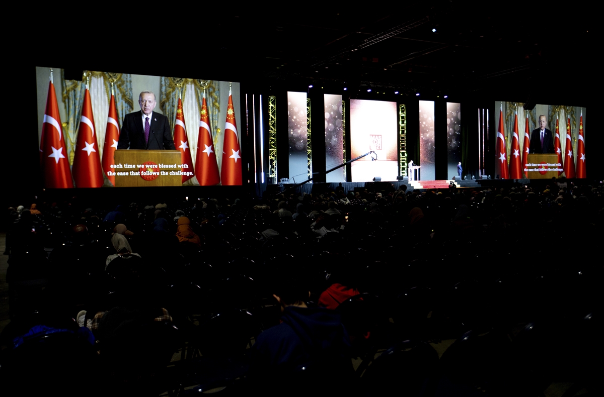 Cumhurbaşkanı Erdoğan, ABD'deki MAS-ICNA Kongresine görüntülü mesaj yolladı: