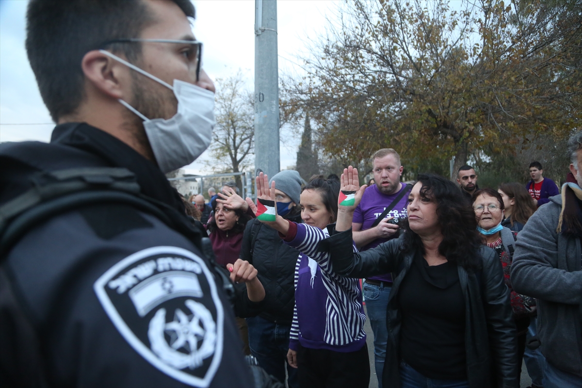 İsrail polisinden Kudüs'teki “işgal ve yerleşim karşıtı” protestolara müdahale