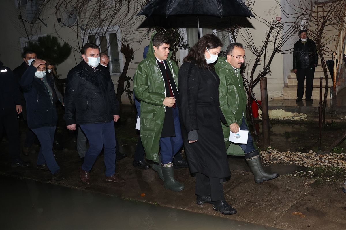 Bakan Yardımcısı Çataklı, Edirne'de aşırı yağıştan etkilenen bölgeye gitti: