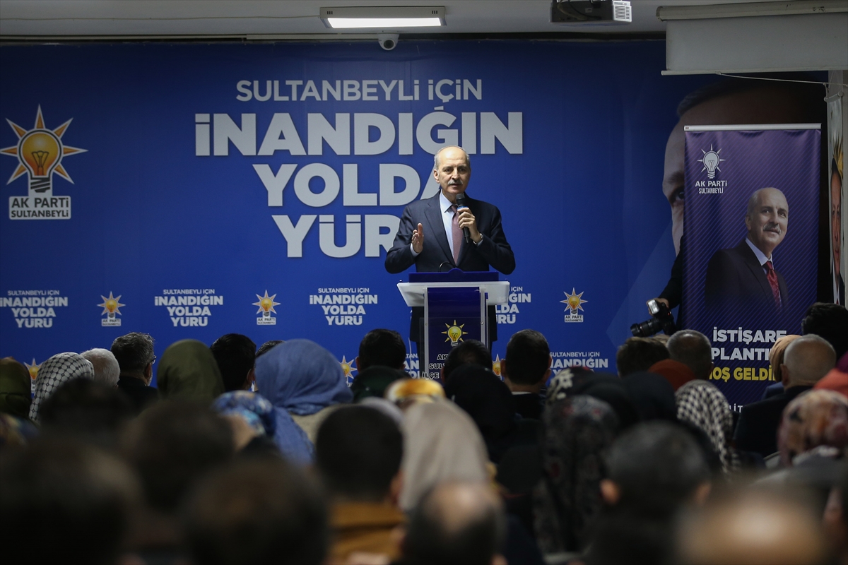 AK Parti Genel Başkanvekili Kurtulmuş, Sultanbeyli'de parti teşkilatıyla buluştu: