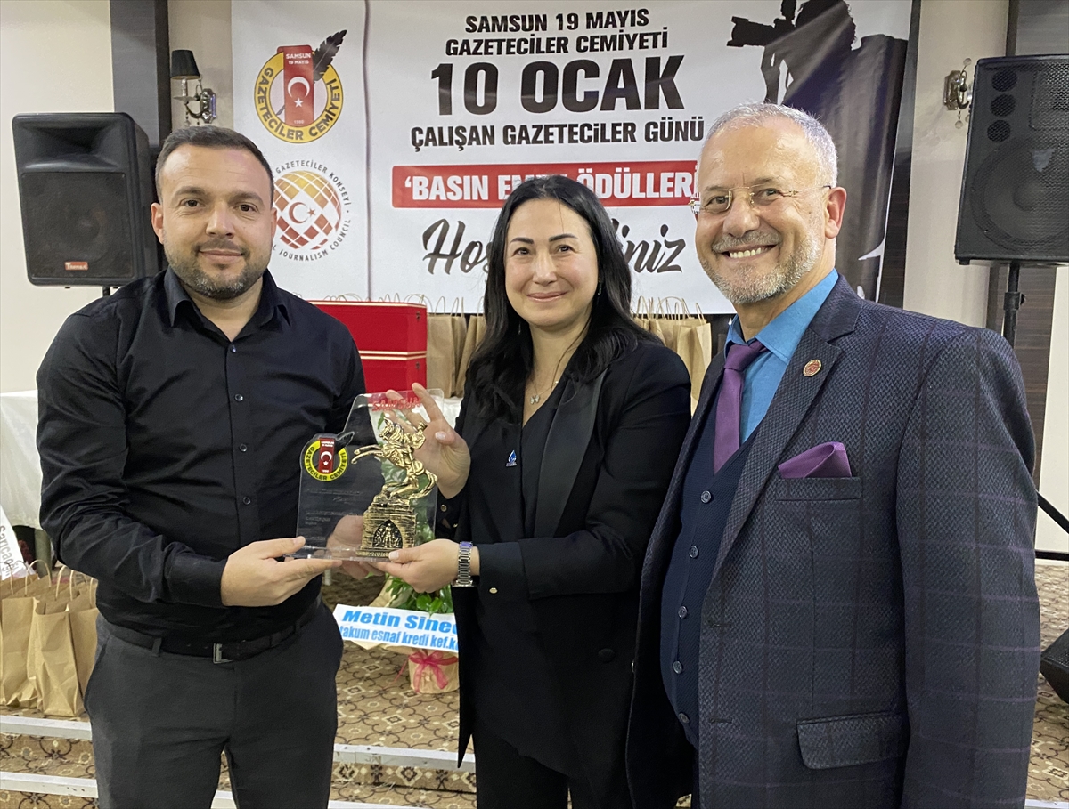 Samsun'da “Basın Emek Ödülleri” programı düzenlendi