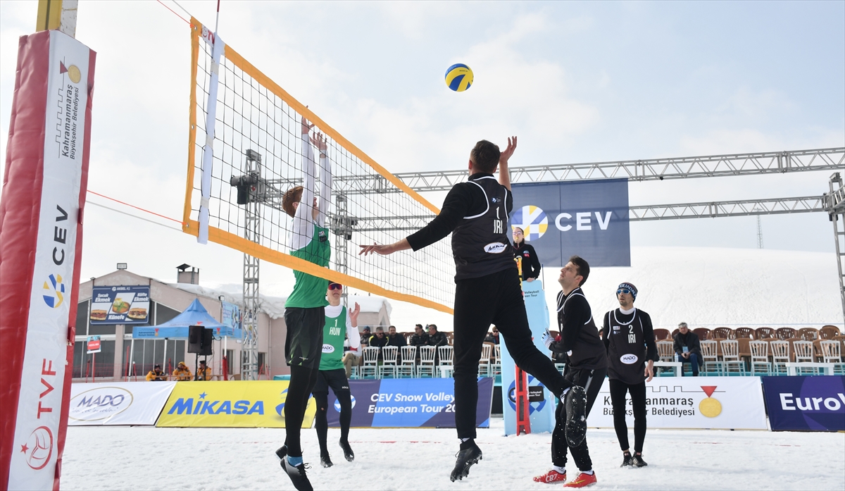 CEV Kar Voleybolu Avrupa Turu'nun 1. etabı Kahramanmaraş'ta başladı