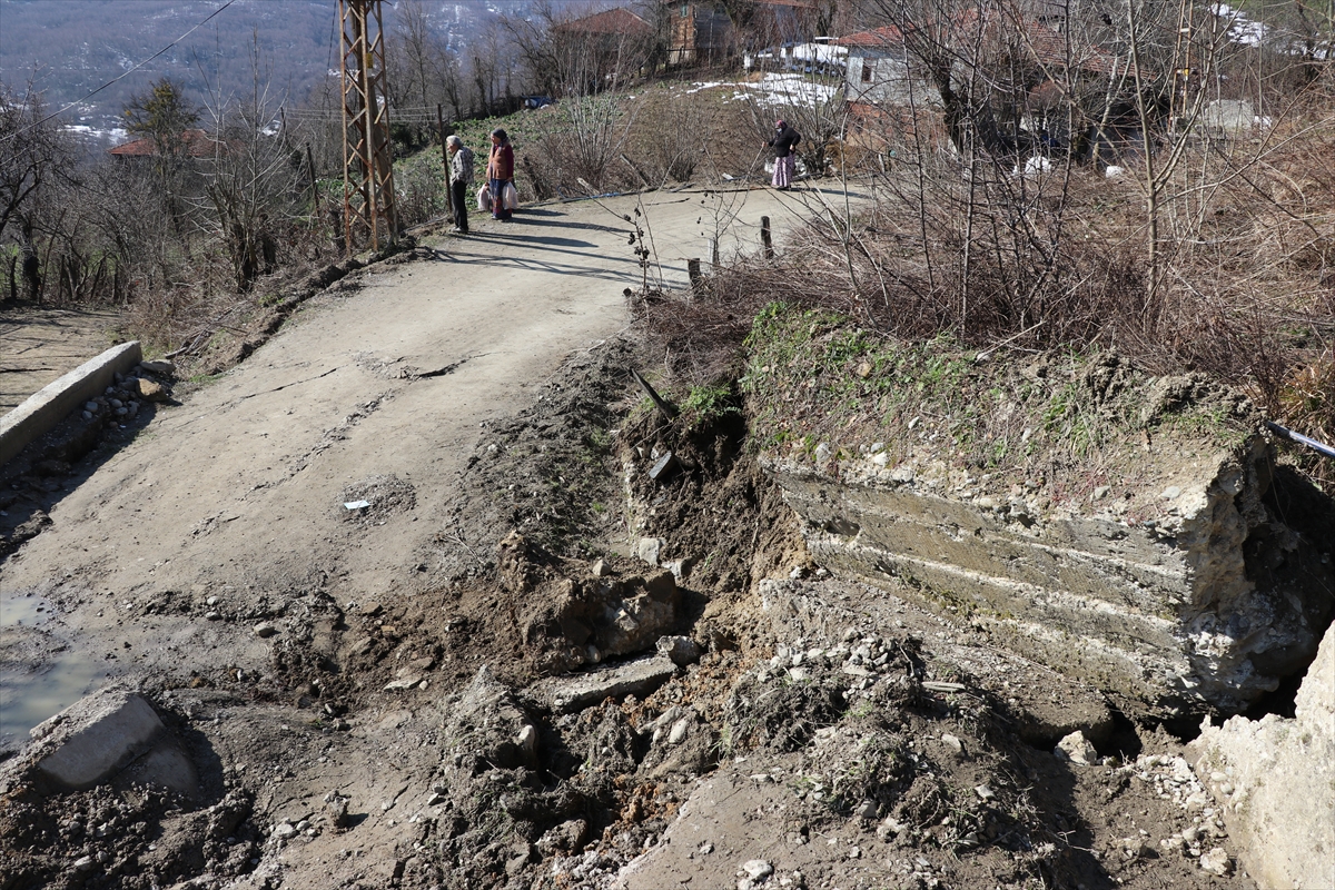 Karabük'te heyelan nedeniyle boşaltılan ev sayısı 24'e yükseldi