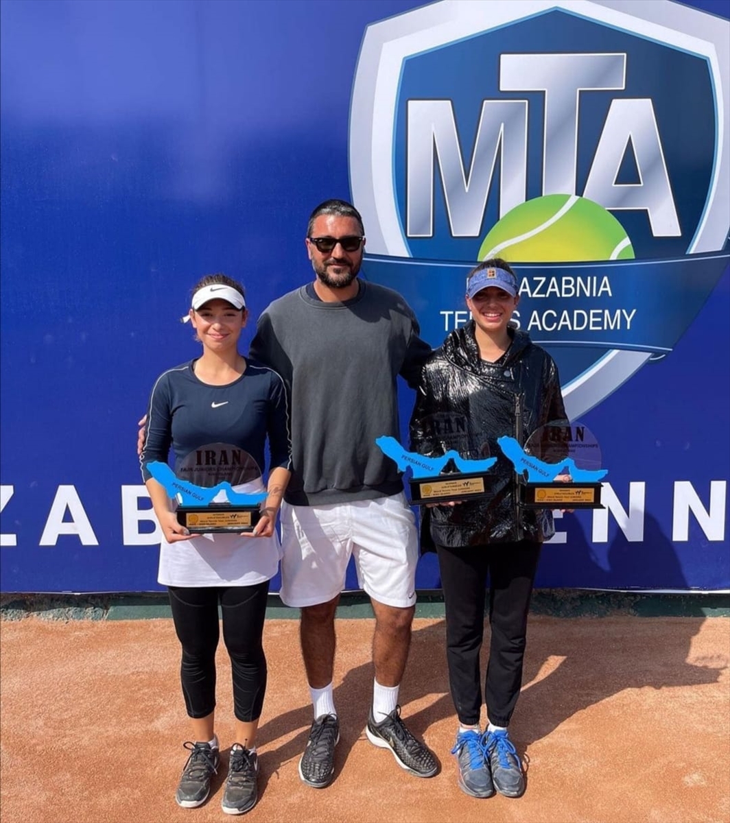Milli tenisçiler Süleyman Deniz ve Ada Pinara Karabacak, İran'da şampiyon oldu