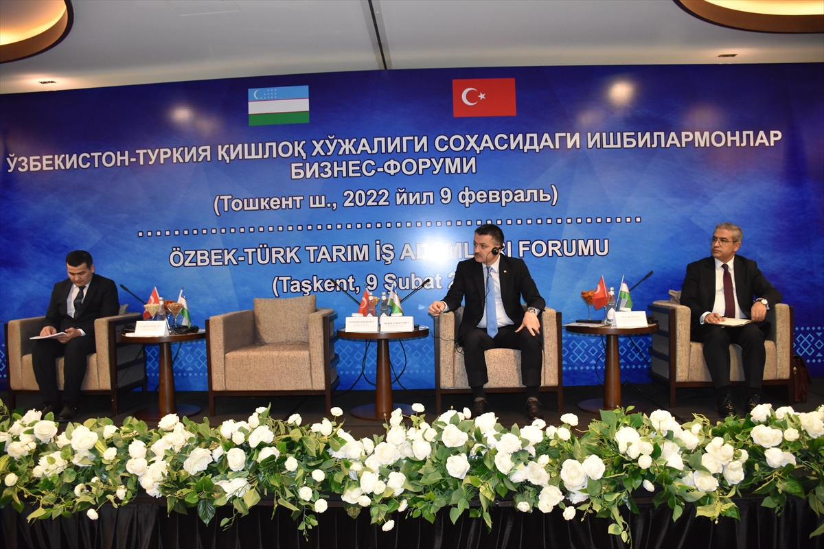 Özbek-Türk Tarım İşadamları Forumu Taşkent’te yapıldı