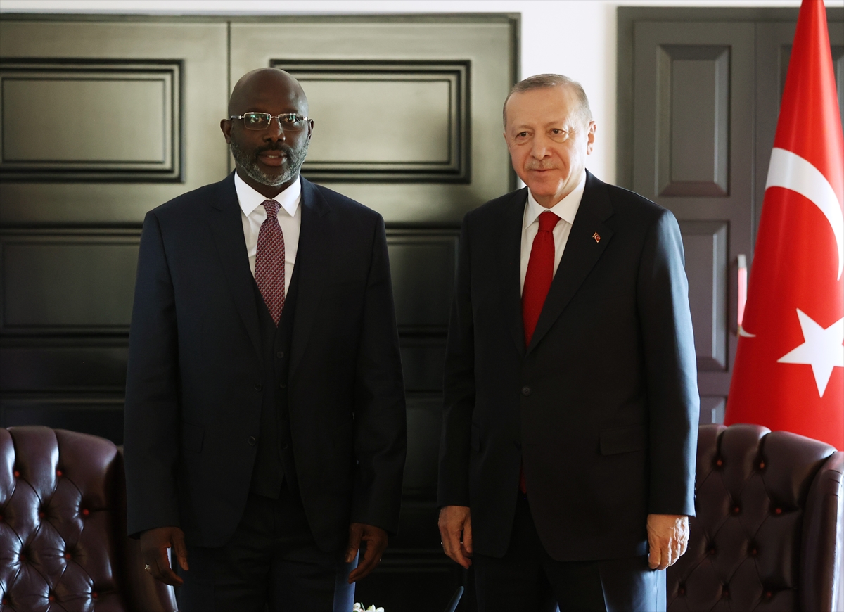 Cumhurbaşkanı Erdoğan, Liberya Cumhurbaşkanı Weah ile görüştü