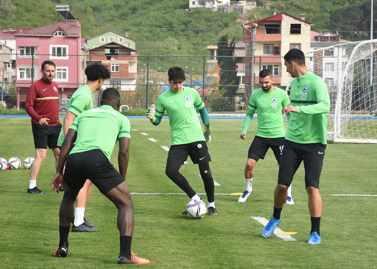 Giresunspor, Adana Demirspor maçı hazırlıklarını sürdürdü