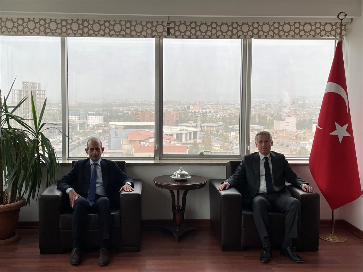 Irak Türkmen Cephesi Başkanı Turan, Türkiye'nin Erbil Başkonsolosluğunu ziyaret etti