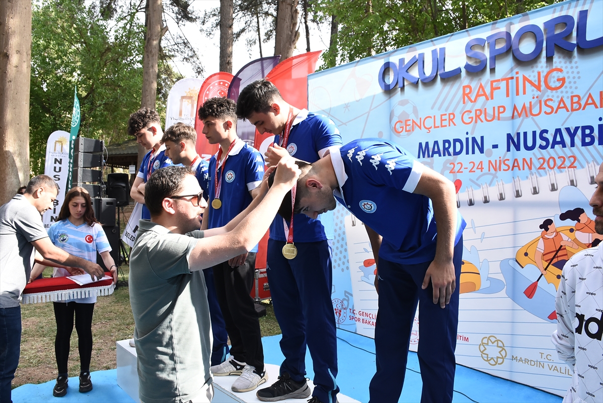 Mardin'de Rafting Okul Sporları Şampiyonası grup müsabakaları sona erdi