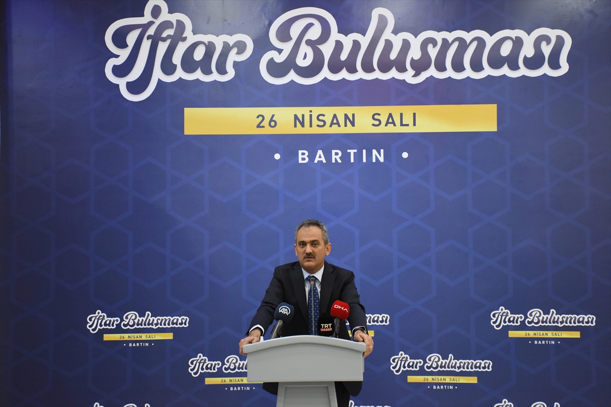 Milli Eğitim Bakanı Özer, Bartın'da konuştu: