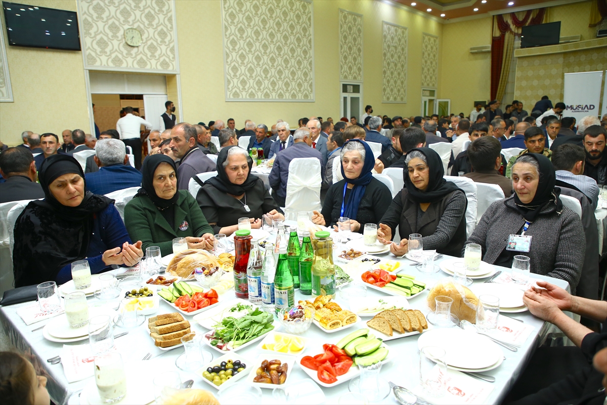 MÜSİAD'dan Azerbaycan'daki Ahıska Türkleri ve şehit aileleri için iftar programı