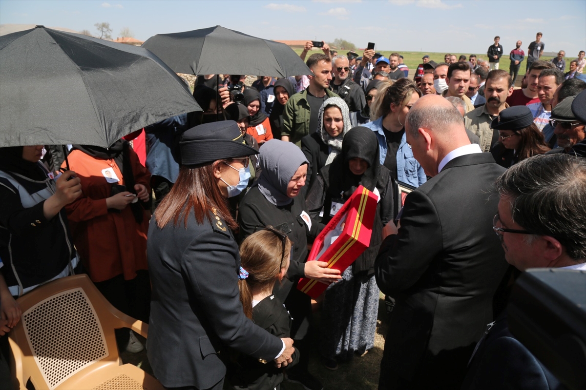 Şehit polis memuru Zafer Mat, Yozgat'ta son yolculuğuna uğurlandı