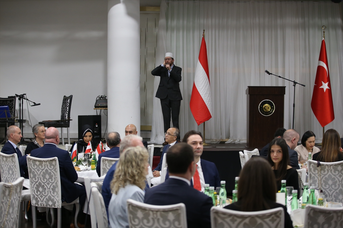 Türkiye’nin Viyana Büyükelçiliğince iftar programı düzenlendi
