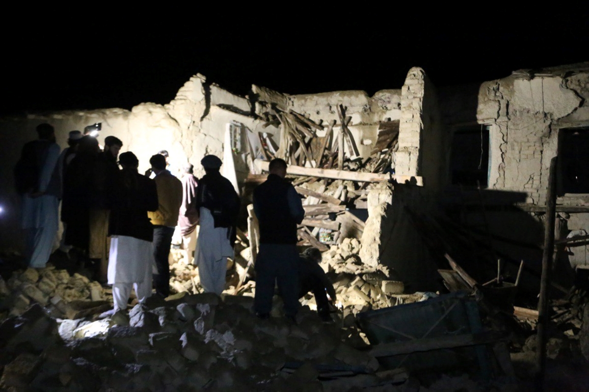 Anadolu Ajansı, Afganistan’ı vuran deprem bölgesini görüntüledi