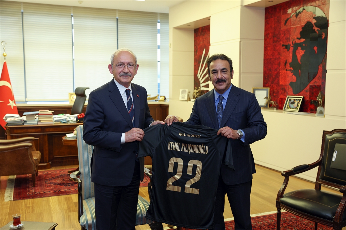 CHP Genel Başkanı Kılıçdaroğlu, Katar'ın Ankara Büyükelçisi Al Sani'yi kabul etti