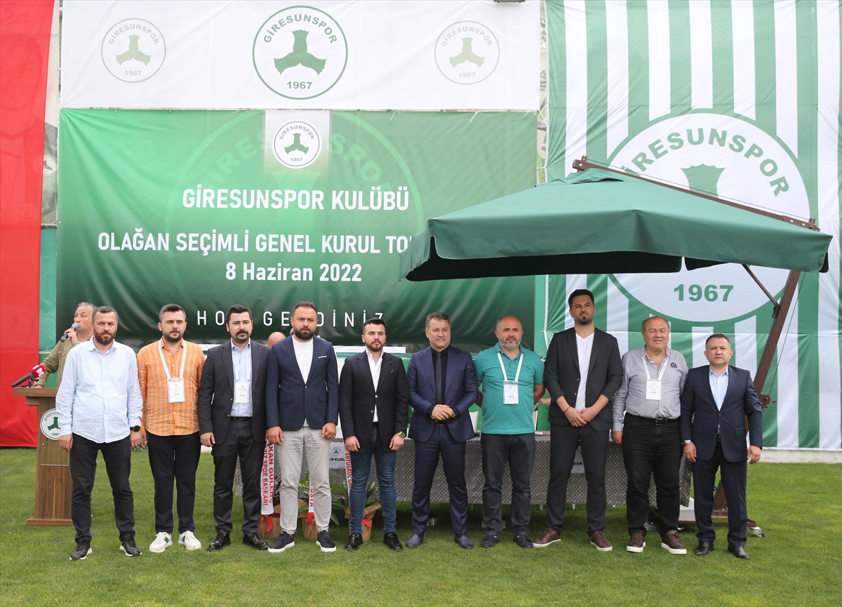 Giresunspor Kulübü Başkanlığı'na Hakan Karaahmet yeniden seçildi