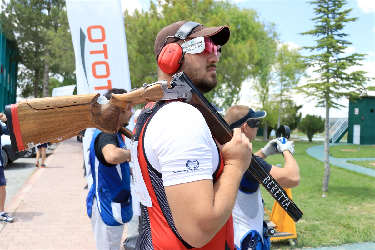 ISSF Plak Atışları Grand Prix'si trap sıralama atışlarıyla Konya'da başladı