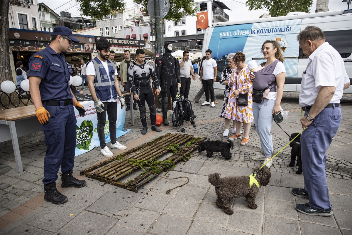 Ortaköy'de deniz dibi temizliği yapıldı