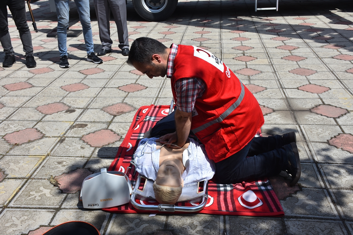 Tekirdağ'da huzurevinde deprem tatbikatı yapıldı