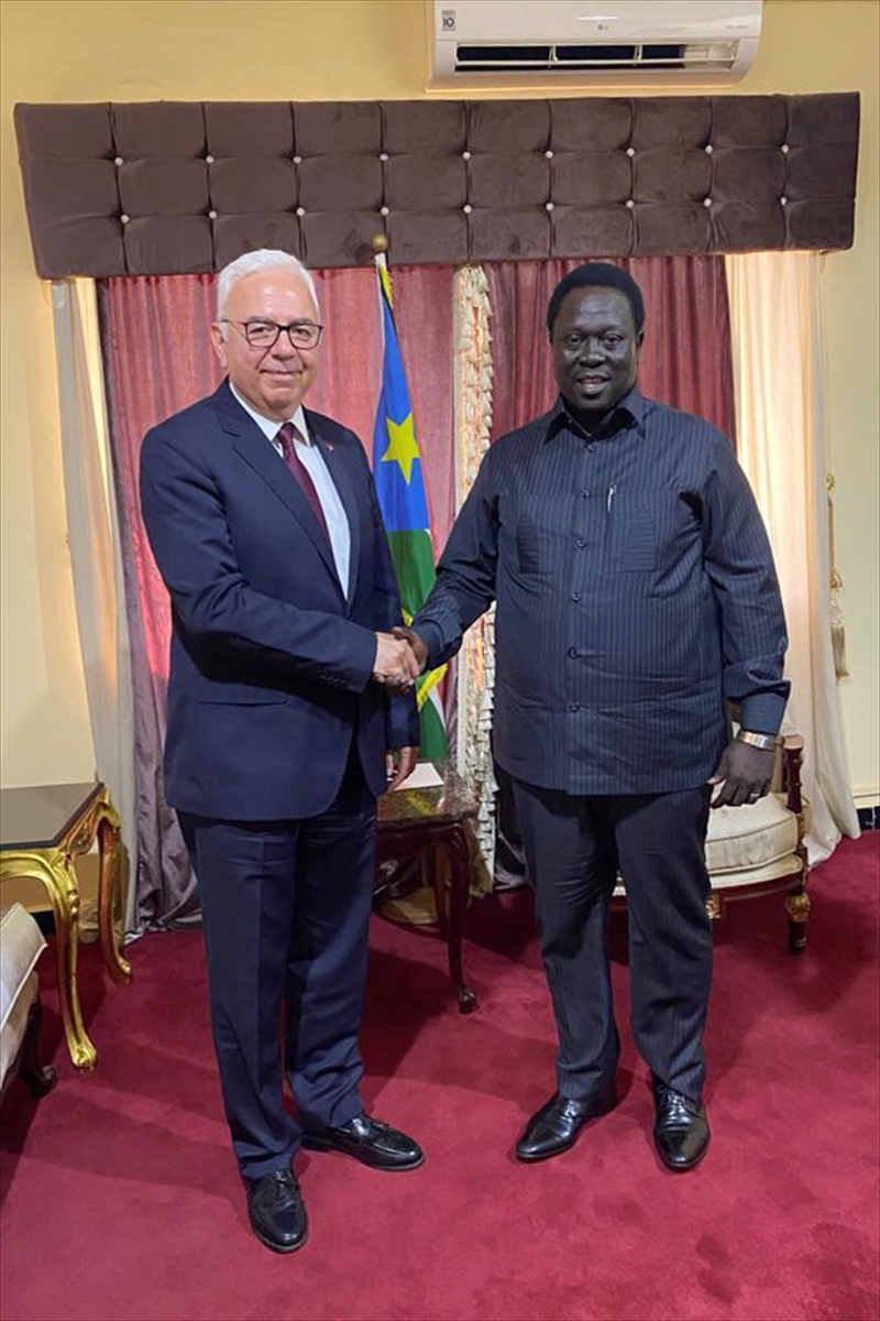 Türkiye'nin Cuba Büyükelçisi Mutaf, Güney Sudan Cumhurbaşkanı Yardımcısı Agany ile görüştü
