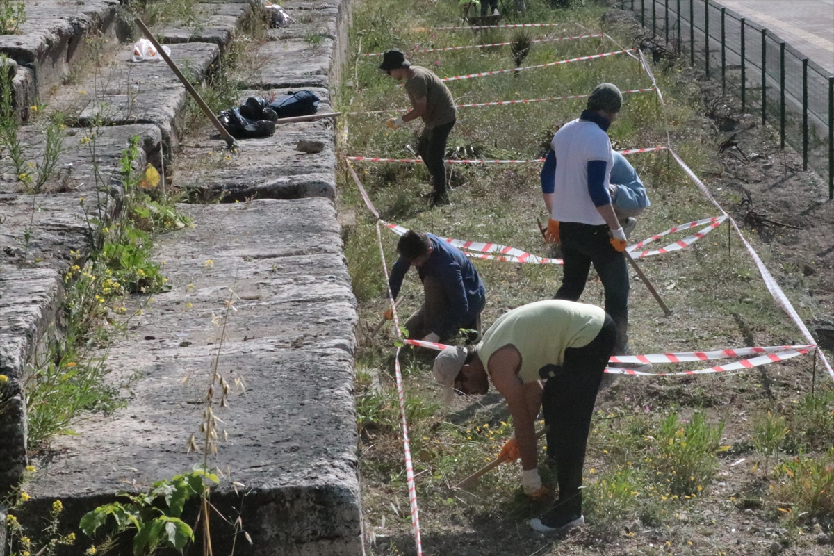 Bolu'daki “antik stadion”da kazı çalışması başlatıldı