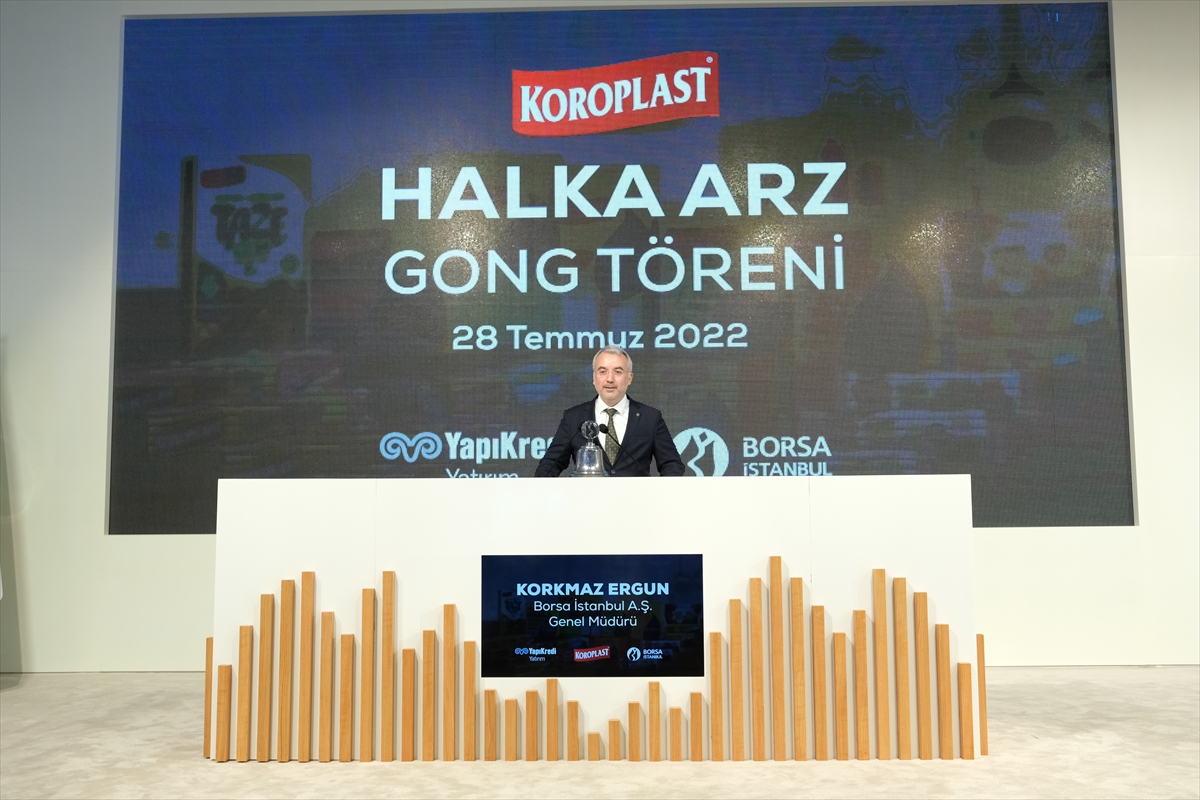 Borsa İstanbul'da gong Koroplast için çaldı