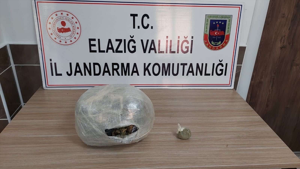 Elazığ'da çantasında uyuşturucu ele geçirilen yolcu gözaltına alındı