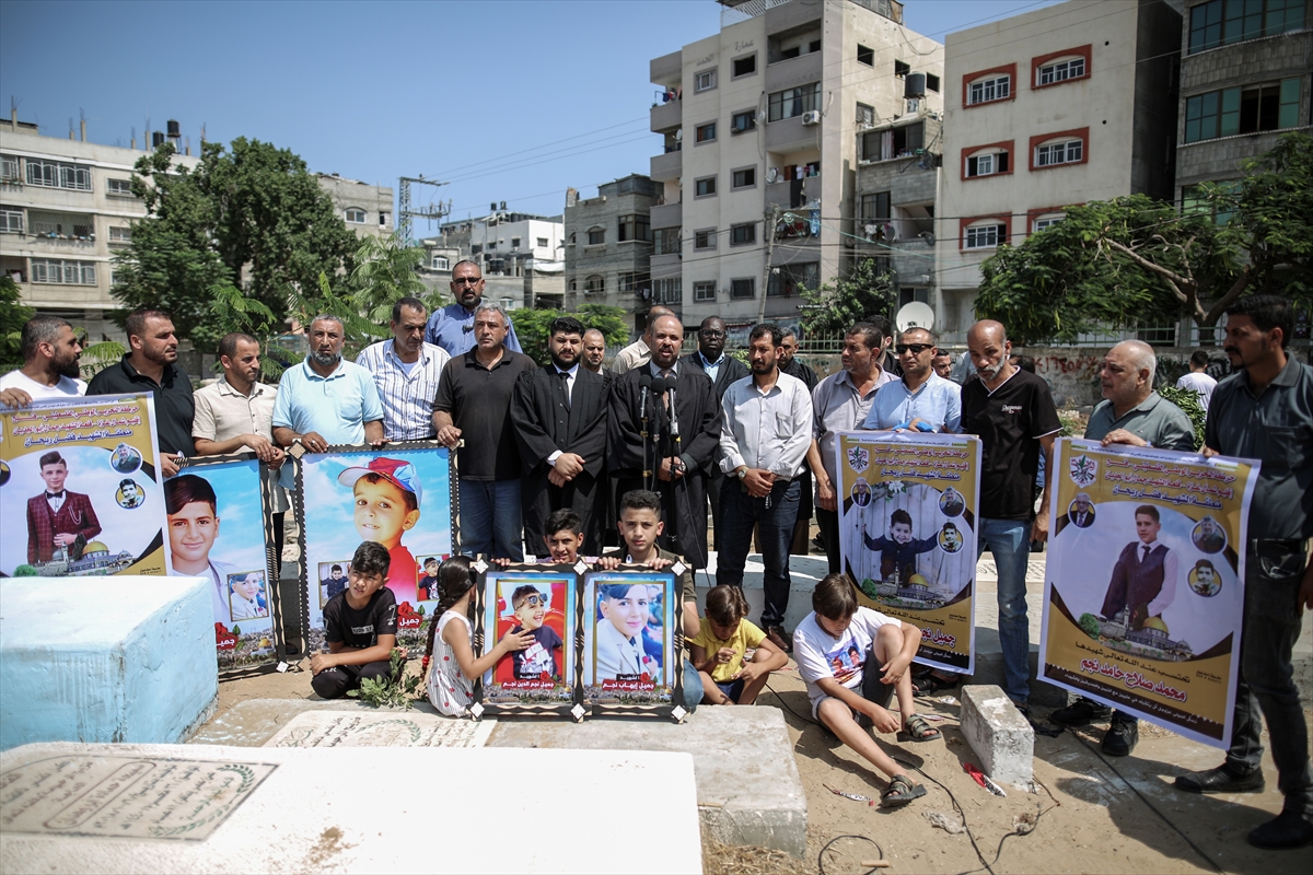 Filistinli avukatlardan İsrail'in Gazze'de 5 çocuğun ölüme yol açan mezarlık saldırısına tepki