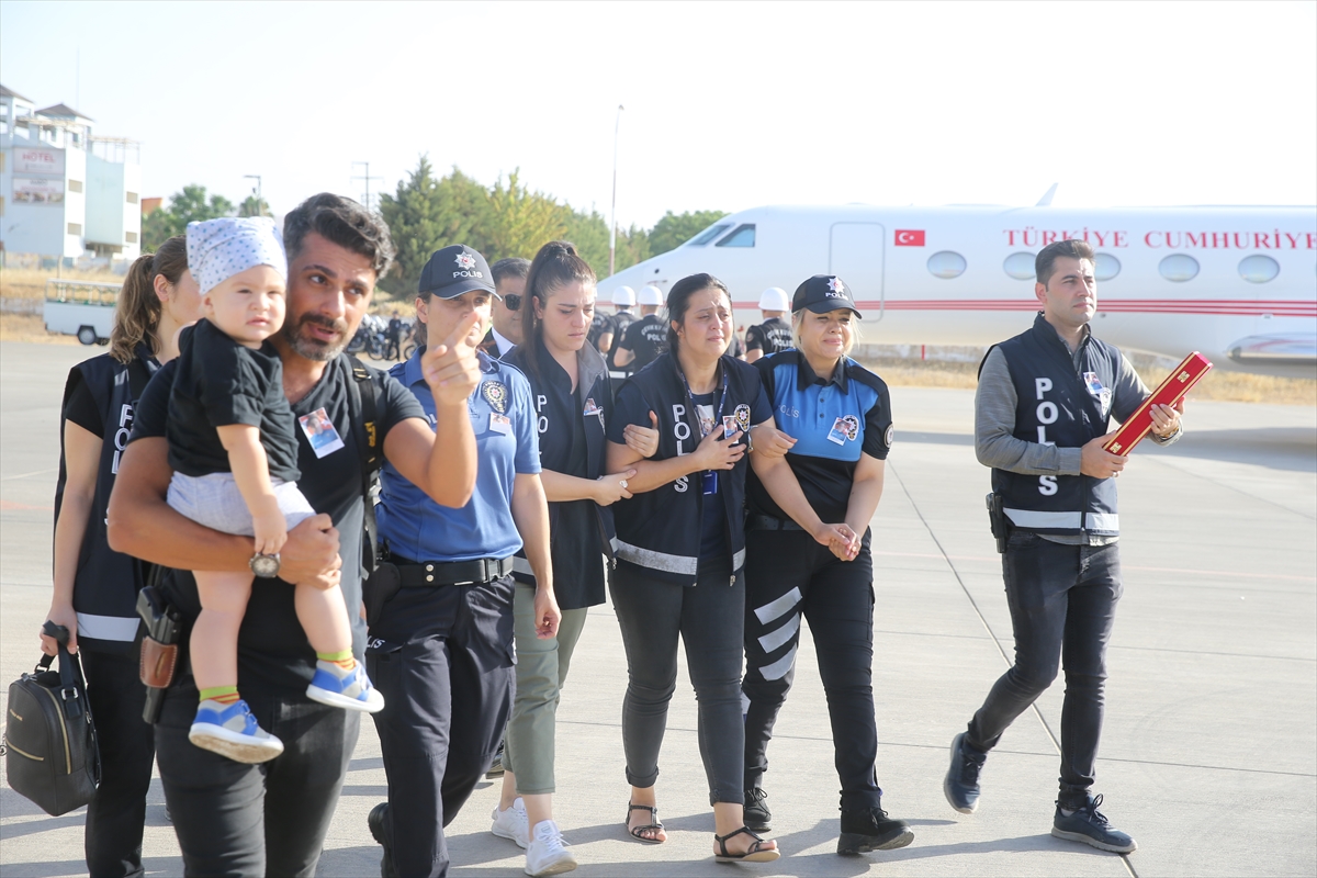 Mardin'deki trafik kazasında şehit olan polis Yahya Ergin için tören yapıldı