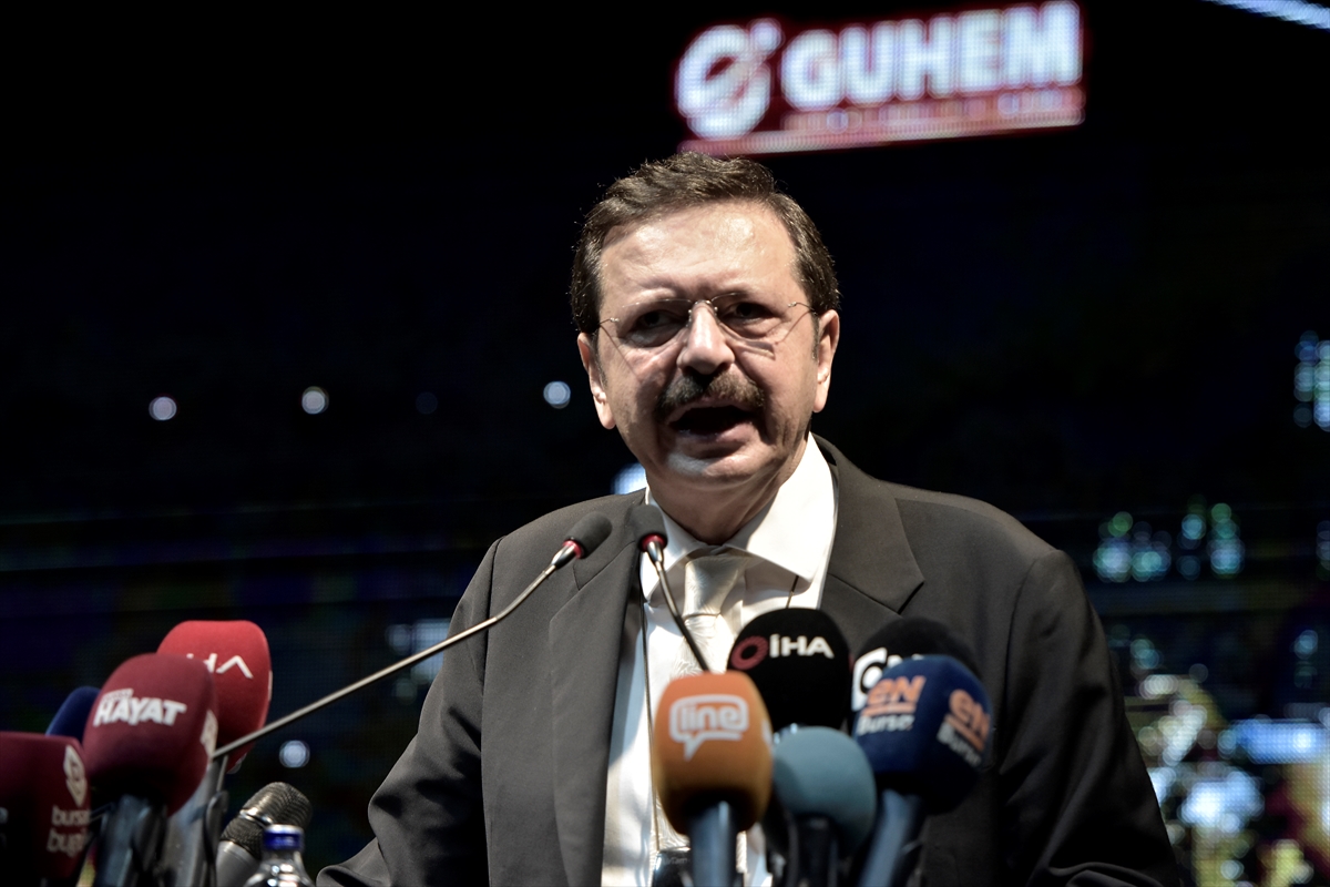 TOBB Başkanı Hisarcıklıoğlu, Bursa'da konuştu: