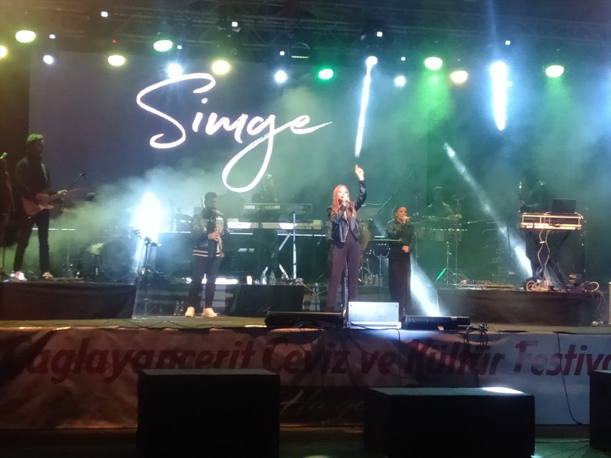 7. Çağlayancerit Ceviz ve Kültür Festivali, Simge Sağın konseriyle sona erdi