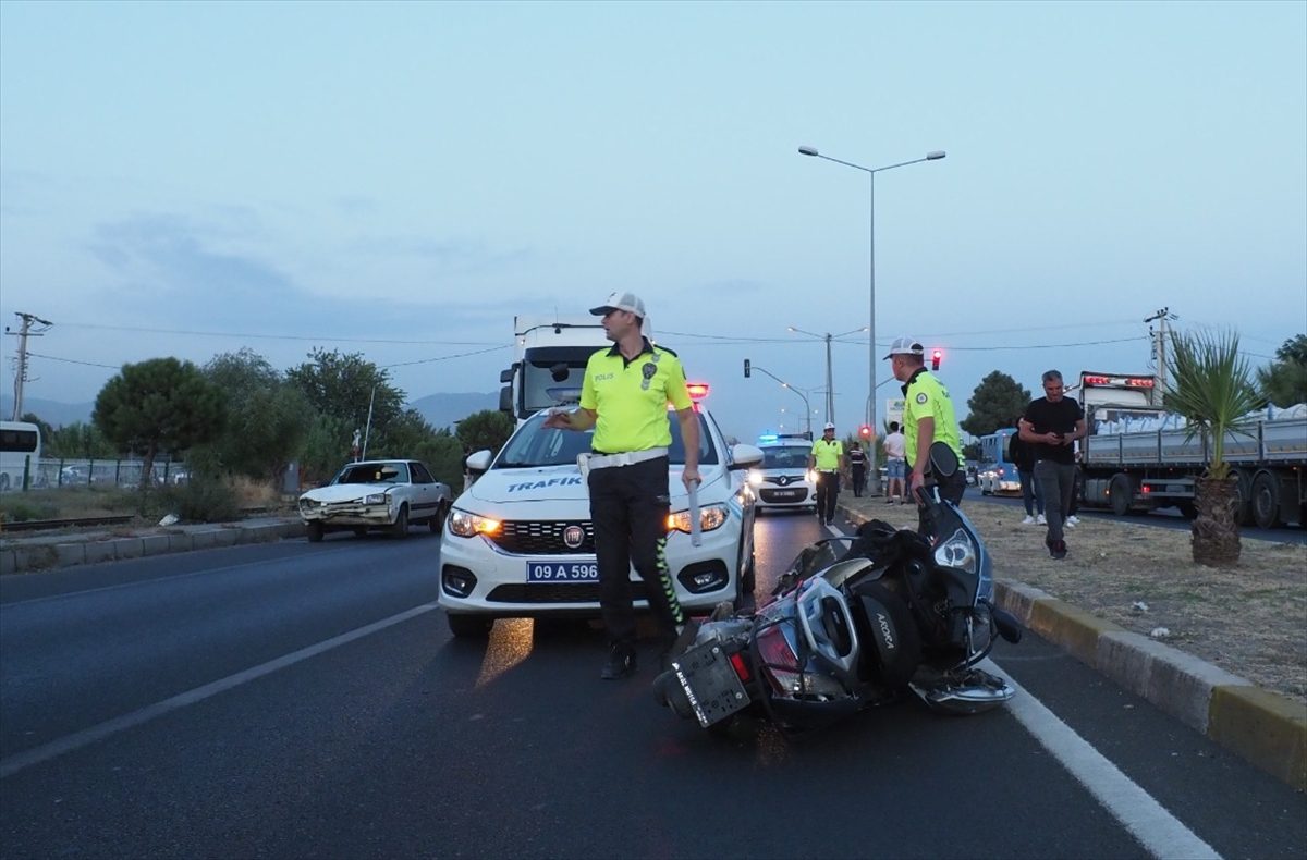 Aydın'da otomobilin çarptığı motosikletin sürücüsü öldü